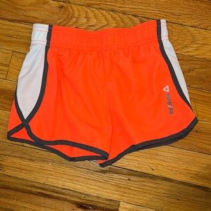 Girls Reebok sports shorts.